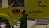 1993 Ford F-700 RYDER yellow rental truck 90s